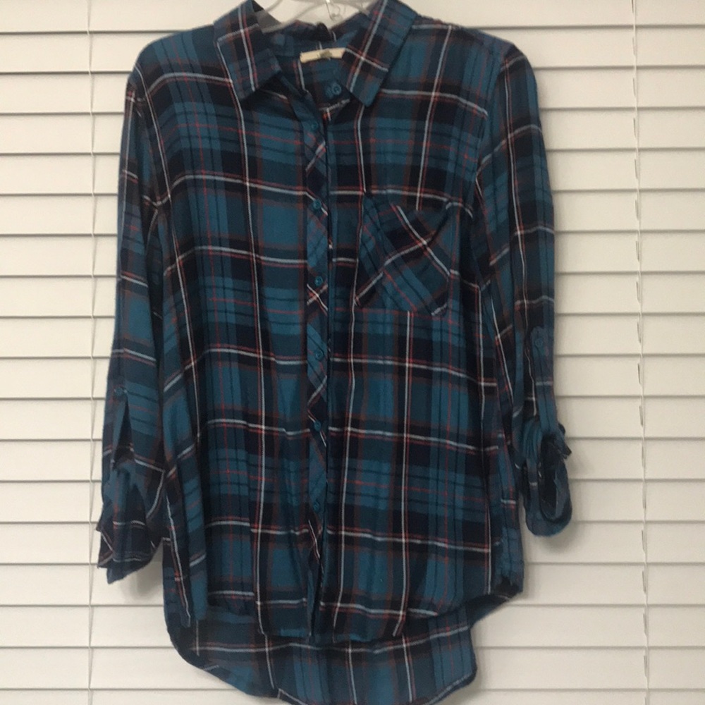 Le Lis flannel top from Stitch Fix- size medium
